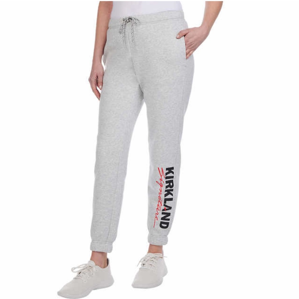 Kirkland Signature Ladies' Logo Jogger, Gray